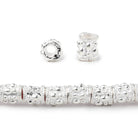 6x5mm Rain Drop Design Tube Beads 8 inch 33 pieces - Beadsofcambay.com