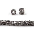 6x5mm Rain Drop Design Tube Beads 8 inch 33 pieces - Beadsofcambay.com