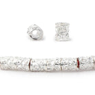 6x5mm Twisted Pretzel Design Tube Beads 8 inch 32 pieces - Beadsofcambay.com