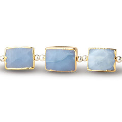 Leafed Gemstone & Drusy Strands
