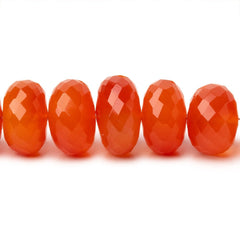 Faceted Rondelle Beads 9mm and Larger