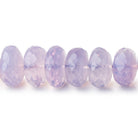 7 - 12mm Lavender Quartz Faceted Rondelle 16 inch 66 Beads AAA - Beadsofcambay.com