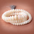 7 - 15mm Ethiopian Opal Plain Rondelle 20 inch 90 Beads AAA - Beadsofcambay.com