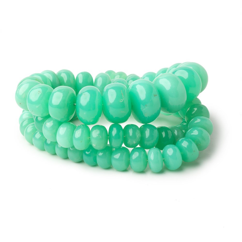 Collier de perles de chrysoprase En vente sur