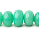 7.5 - 16mm Chrysoprase Plain Rondelle Beads 20 inch 81 pieces AAA - Beadsofcambay.com