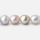 7.5 - 9.5mm Tri Color Chinese Akoya Saltwater Pearls 15.5 inch 40 Beads A - Beadsofcambay.com