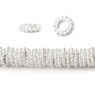 7mm Daisy Spacers with 3.5mm Large Hole 8 inch 145 Beads - Beadsofcambay.com