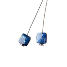 7mm Kyanite Faceted Pillow Focal Set of 2 Beads AA - Beadsofcambay.com