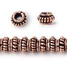 7mm Pinwheel Spacer Beads with 3mm Large Hole 8 inch Strand - Beadsofcambay.com