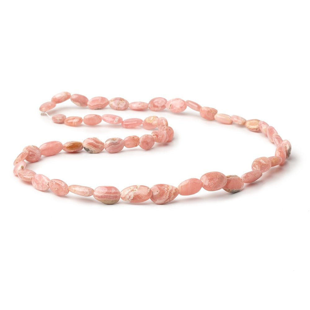 7x5 - 11x8mm Rhodochrosite Plain Nugget Beads 18 inch 45 pieces - Beadsofcambay.com