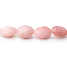 7x6-10x8mm Pink Peruvian Opal Faceted Oval Beads 16 inch 42 pieces - Beadsofcambay.com