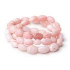 7x6-10x8mm Pink Peruvian Opal Faceted Oval Beads 16 inch 42 pieces - Beadsofcambay.com