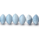 8 - 10mm Owyhee Blue Opal German Faceted Rondelle 16 inch 75 Beads - Beadsofcambay.com