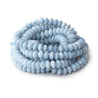 8 - 10mm Owyhee Blue Opal German Faceted Rondelle 16 inch 75 Beads - Beadsofcambay.com