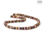 8 - 11mm Multi Color Tourmaline Plain Chip 16 inch 136 Beads 1mm Hole - Beadsofcambay.com