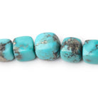 8 - 11mm Sleeping Beauty Turquoise Plain Cubes 16 inch 47 Beads AAA - Beadsofcambay.com
