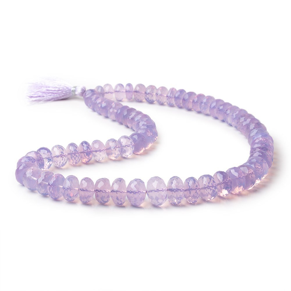 8-13mm Lavender Quartz Faceted Rondelle Beads 17 inch 65 pieces AAA - Beadsofcambay.com