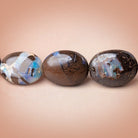 8 - 18mm Australian Boulder Opal Plain Oval 18 inch 33 Beads AA - Beadsofcambay.com