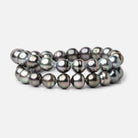 8 - 9mm Peacock Tahitian Saltwater Pearl Beads 16 inch 48 pieces A - Beadsofcambay.com