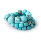 8.5 - 13mm Sleeping Beauty Turquoise Plain Cubes 16 inch 41 Beads AAA - Beadsofcambay.com