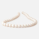 8.5 - 9mm Cream Chinese Akoya Saltwater Pearls 15 inch 44 Beads A - Beadsofcambay.com