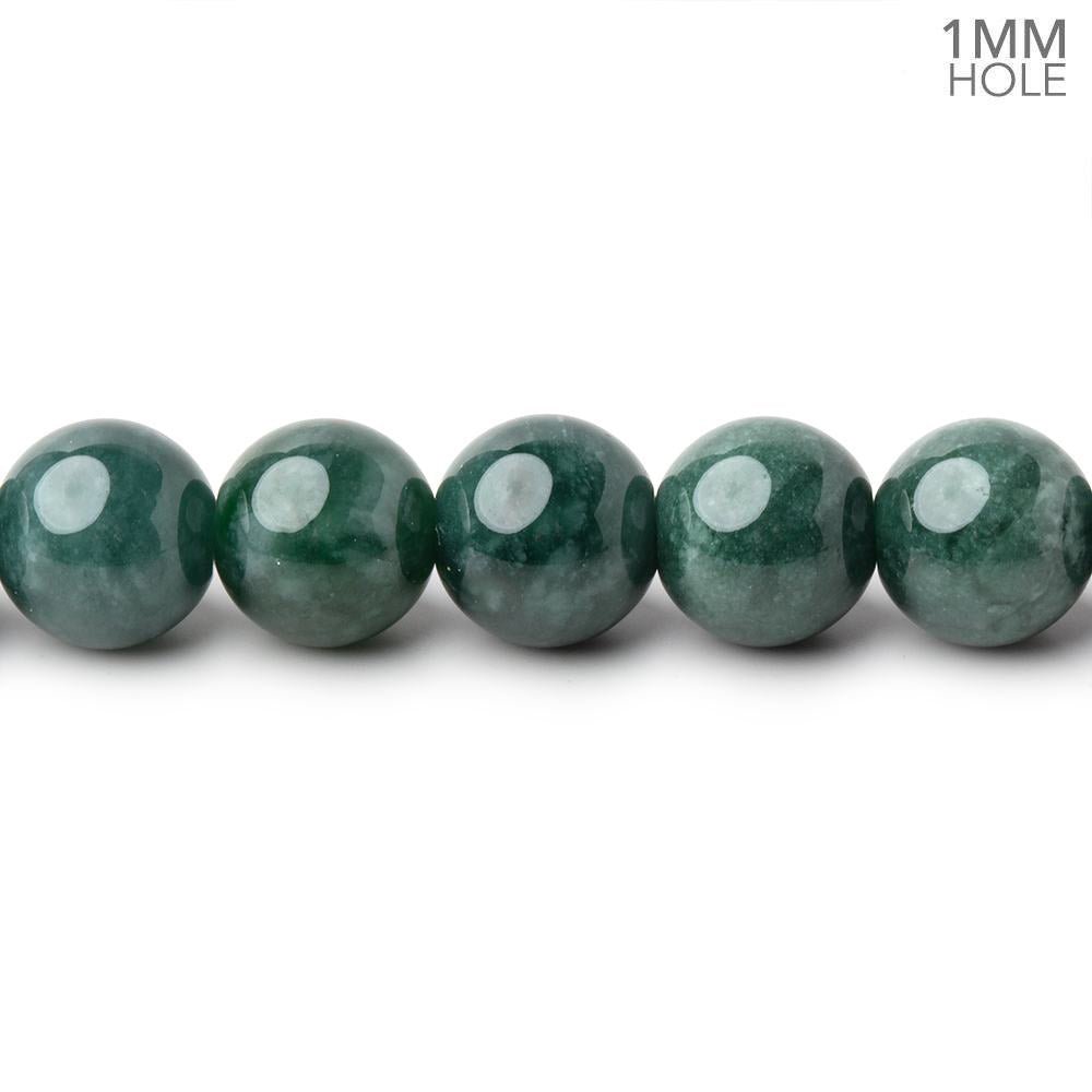 8mm Jadeite Plain Round Beads 15.5 inch 52 pieces AA 1mm Hole - Beadsofcambay.com