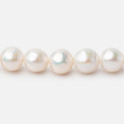 8mm Off White Chinese Akoya Saltwater Pearls 15.5 inch 50 pieces A - Beadsofcambay.com