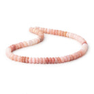 8mm Pink Peruvian Opal Faceted Rondelle Beads 14.75 inch 75 pieces - Beadsofcambay.com