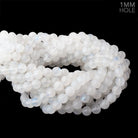8mm Rainbow Moonstone Plain Round 15.5 inch 48 Beads 1mm Hole - Beadsofcambay.com