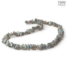 8x4 - 12x4.5mm Labradorite Plain Nugget 16 inch 96 Beads 1mm Hole AA - Beadsofcambay.com