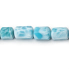 8x5 - 16x9mm Larimar Tube Beads 20 inch 40 pieces AAA - Beadsofcambay.com