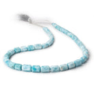 8x5 - 16x9mm Larimar Tube Beads 20 inch 40 pieces AAA - Beadsofcambay.com