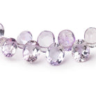 8x6 - 10x8mm Pink Amethyst Faceted Pear and Oval 4.5 inch 27 Beads AAA - Beadsofcambay.com
