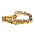 8x6 - 11x9mm Whiskey Quartz Faceted Pear 14.5 inch 106 Beads AA - Beadsofcambay.com