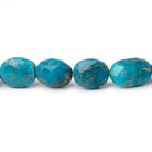 8x6-13x9mm Sleeping Beauty Turquoise Faceted Nuggets 15 inch 41 Beads - Beadsofcambay.com