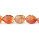 8x7-12x9mm Madagascar Sunstone Plain Oval 19 inch 43 Beads AA - Beadsofcambay.com