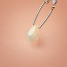 9 - 10mm Ethiopian Opal Plain Pear 1 Focal Bead AAA - Beadsofcambay.com