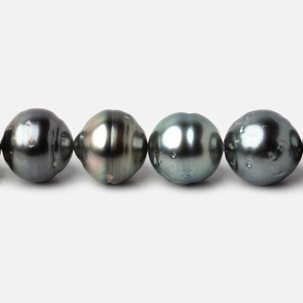 9-10mm Tahitian Saltwater Pearls 16 inch 41 Beads AA - Beadsofcambay.com