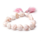 9 - 11mm Natrolite Plain Coin Beads 7.5 inch 16 pieces - Beadsofcambay.com