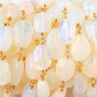 9 - 12mm Ethiopian Opal Plain Nuggets on Vermeil Chain - Beadsofcambay.com