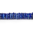 6-7mm Lapis Lazuli Faceted Heishi Beads 8 inch 98 pieces - BeadsofCambay.com