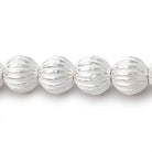 9mm Corrugated Round Beads - Beadsofcambay.com