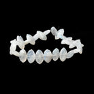 9x6 - 11x7mm Rainbow Moonstone Faceted Marquise 8 inch 28 Beads - Beadsofcambay.com