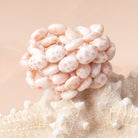 9x7 - 16x11mm Natrolite Plain Oval Beads 14 inch 27 pieces - Beadsofcambay.com