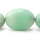 9x7 - 31x23mm Emerald Plain Nugget Beads 18 inch 35 pieces AA - Beadsofcambay.com