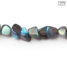 9x8 - 12x10mm Labradorite Plain Nugget 16 inch 41 Beads 1mm Hole - Beadsofcambay.com