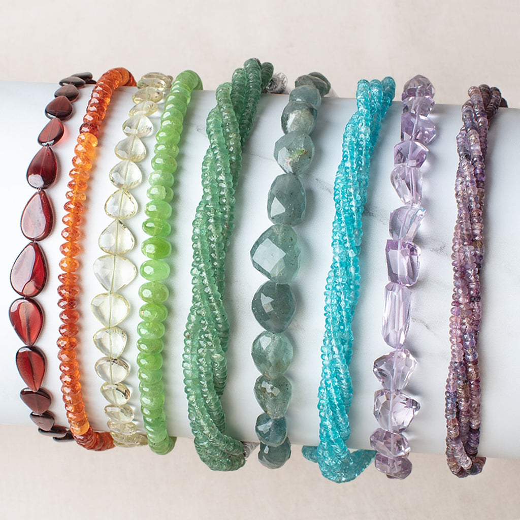 new arrivals crystal stone beads semi