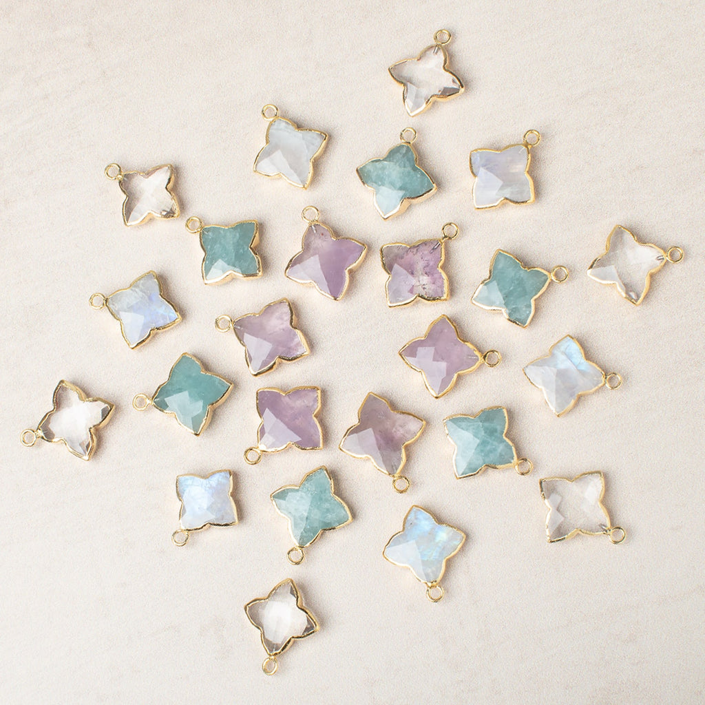 Beadsofcambay Leaf Gemstone Focal Beads