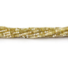 1-1.5mm Canary Yellow Diamond Unfaceted Cube Beads 16 inch 315 pieces - Beadsofcambay.com