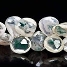 10-11mm Peacock Solar Quartz Faceted Heart Beads 7 inch 43 pieces - Beadsofcambay.com